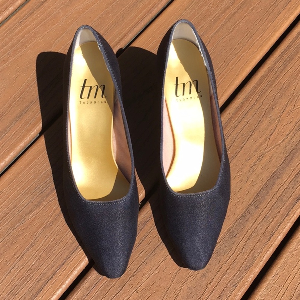 Navy Blue Thom McAn High Heels